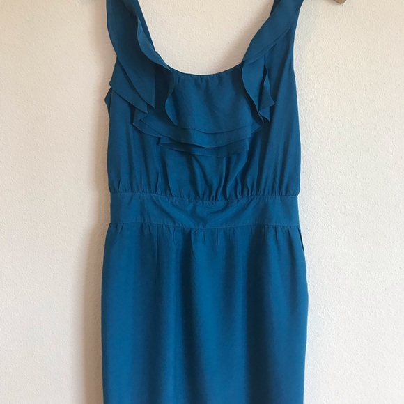 Ann Taylor LOFT Turquoise Dress - Picture 2 of 8